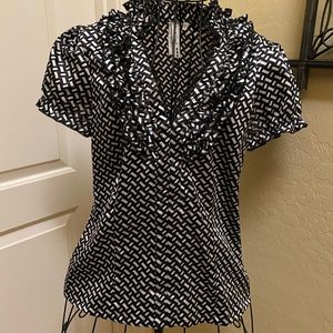 HeartSoul Black & White Blouse